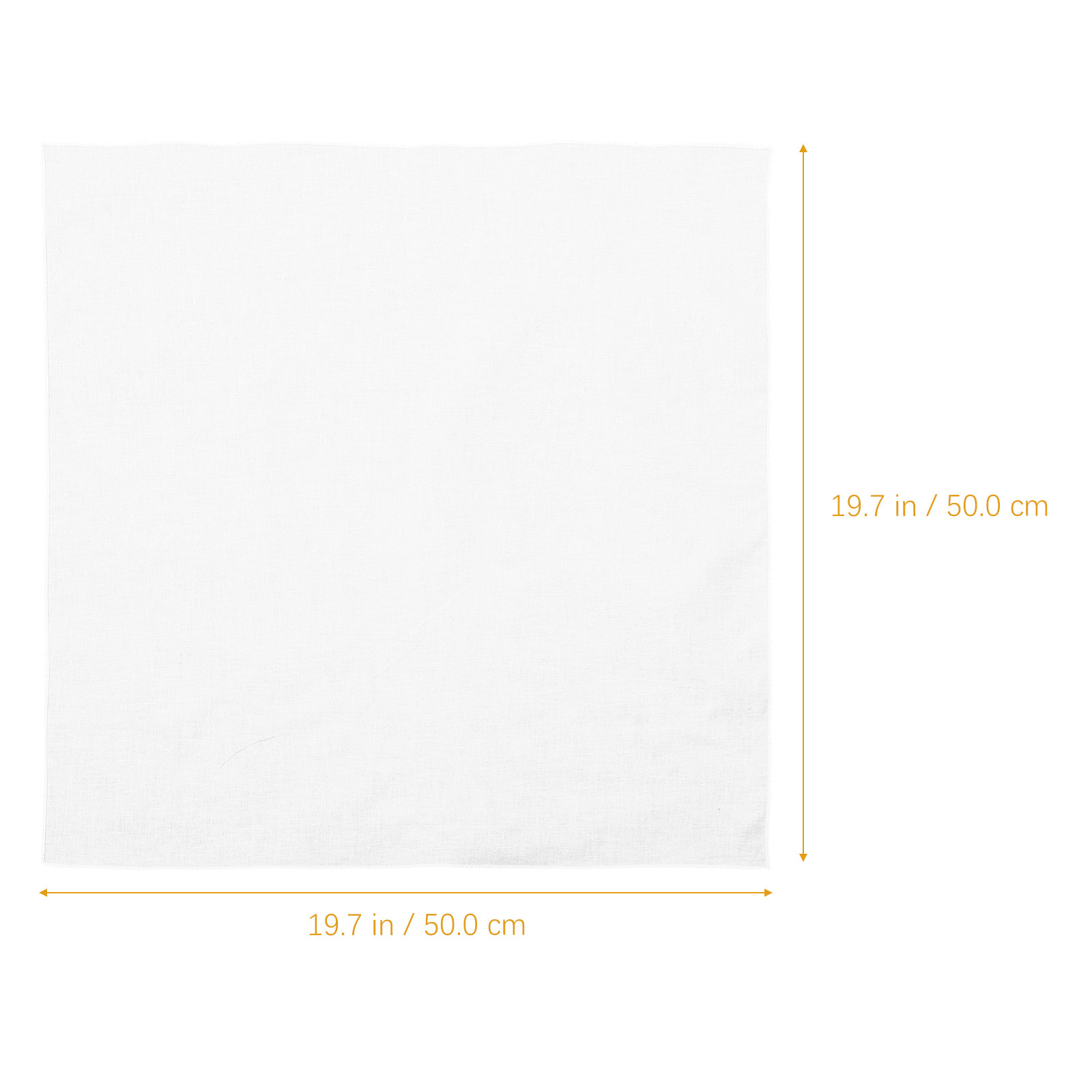 White Cotton Handkerchief Squa – обзор и цена Bandana Blank White
