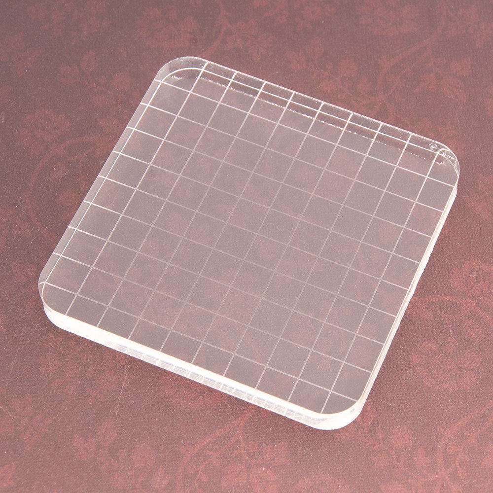 Clear Acrylic Stamp Block Use  – обзор и цена Photo Acrylic Block