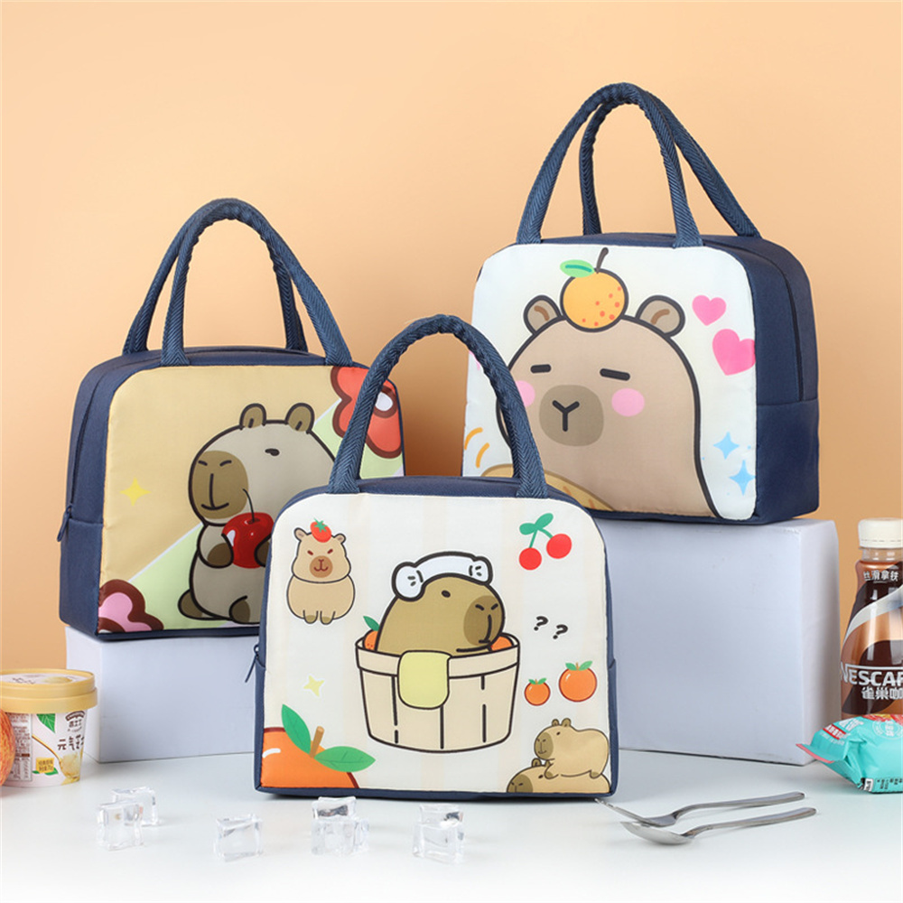 Cartoon Capybara Lunch Bag Ins – обзор и цена Tote Bag Sublimation