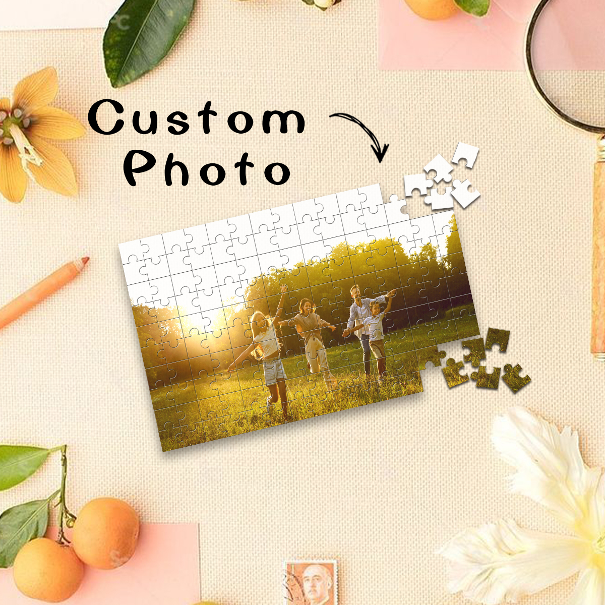 1pc Custom Photo Single Portra – обзор и цена Puzzle Blank White