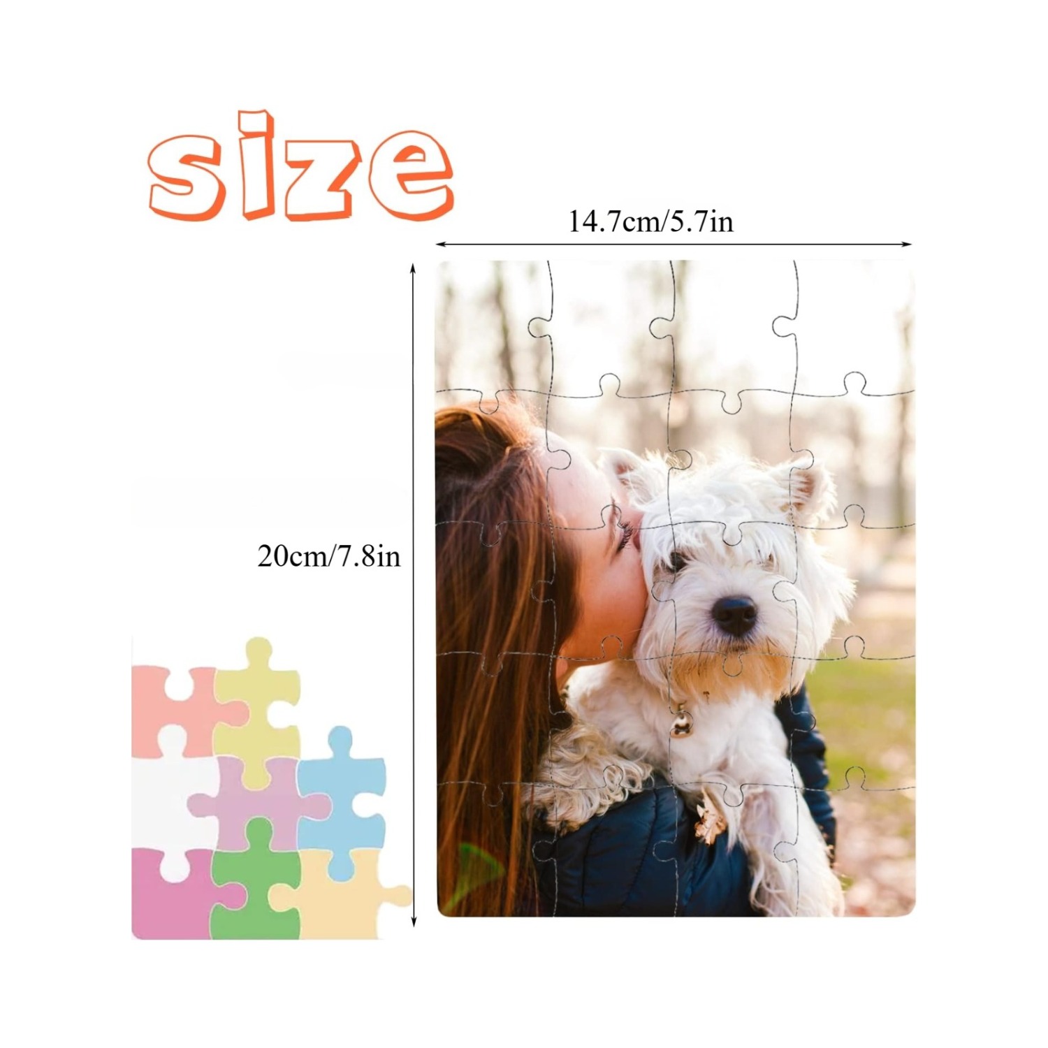 6pcs Blank Sublimation Puzzles – обзор и цена Puzzle Blank White