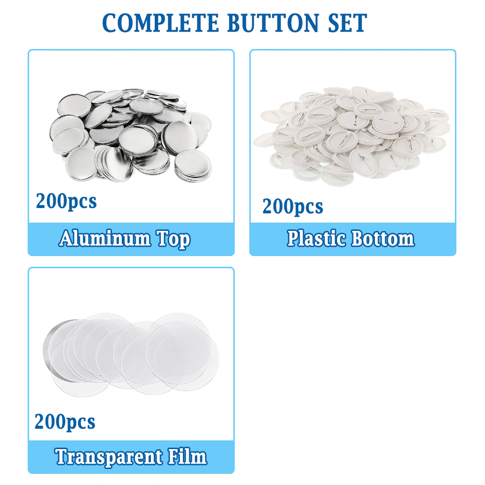 200pcs DIY Round Badge Making  – обзор и цена Button Badge Blank