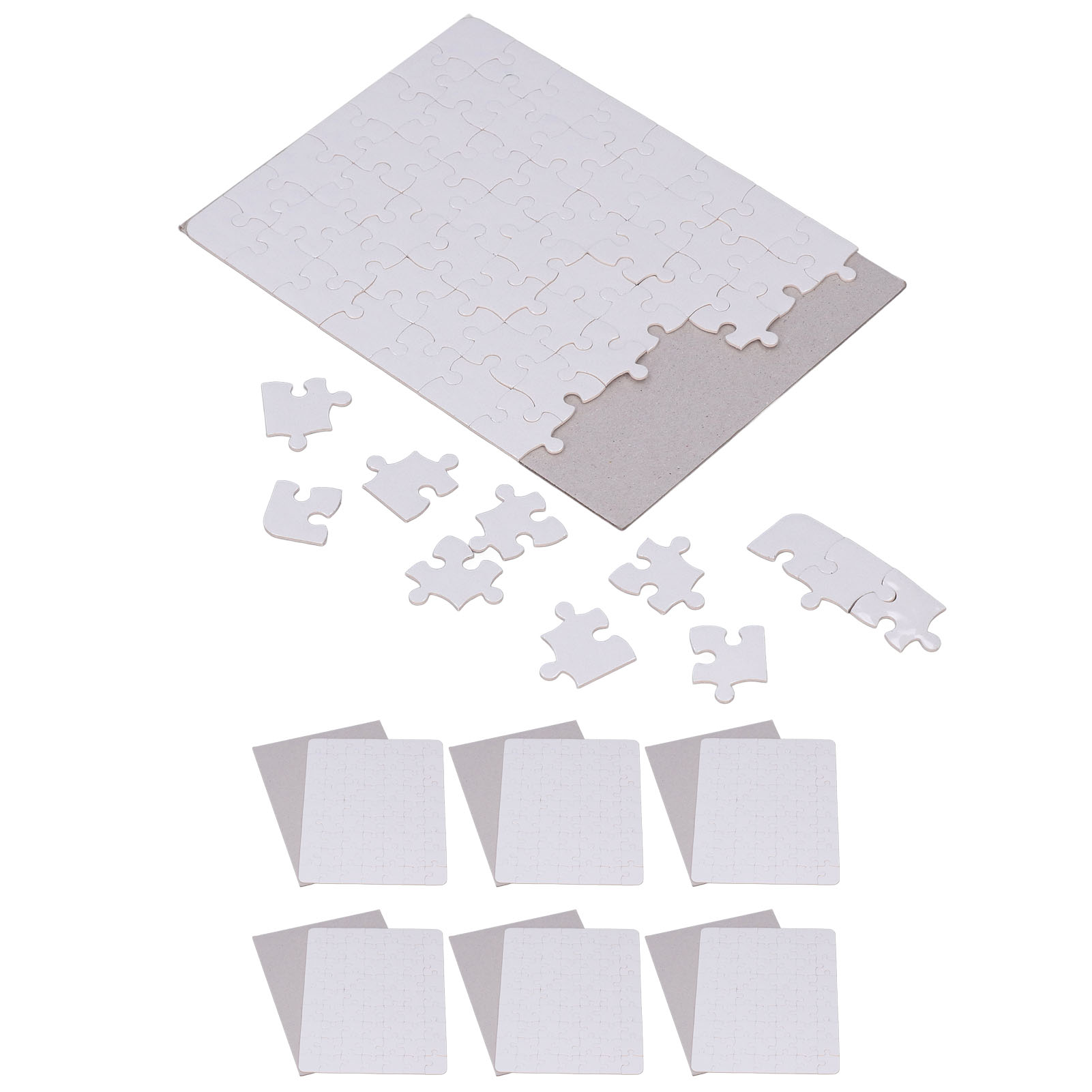 6 Set Blank Puzzles 13x18cm Wh – обзор и цена Puzzle Blank White
