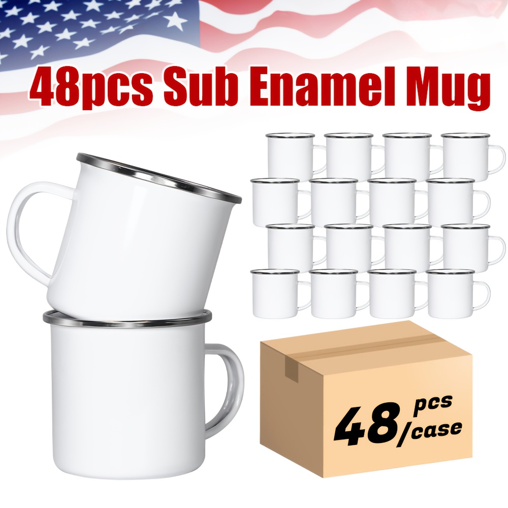 48pcs 11.83oz Sublimation Whit – обзор и цена Sublimation Mug White