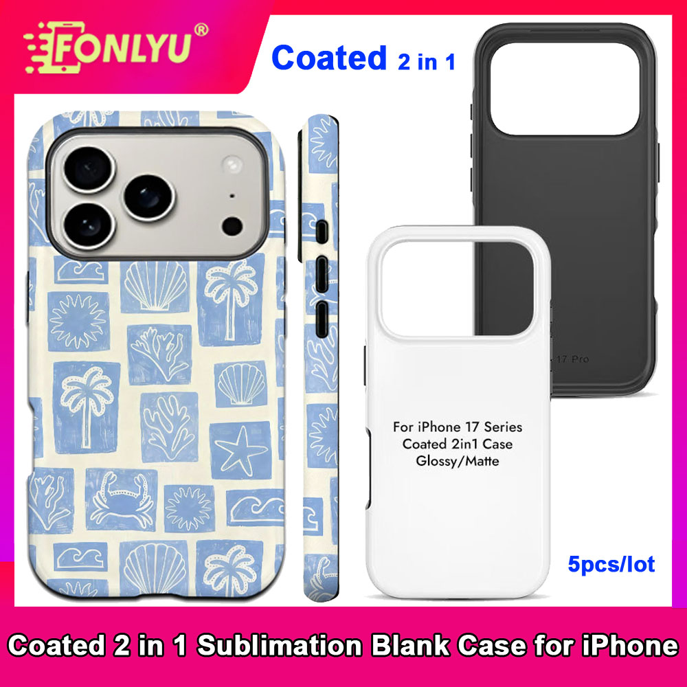 FONLYU 5pcs Coated 2 in 1 Blan – обзор и цена Phone Case Blank Print