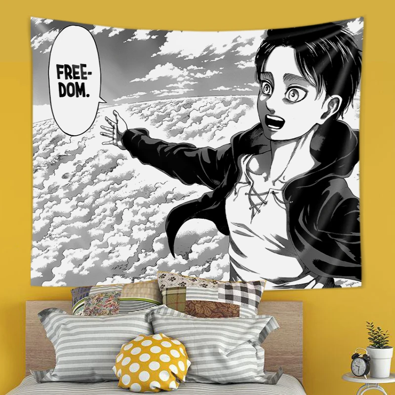 Eren Yeager Freedom Manga Post – обзор и цена Canvas Wrap Ready