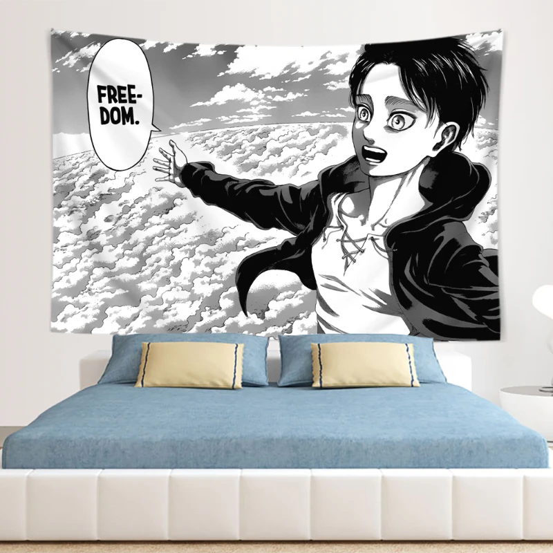 Eren Yeager Freedom Manga Post – обзор и цена Canvas Wrap Ready