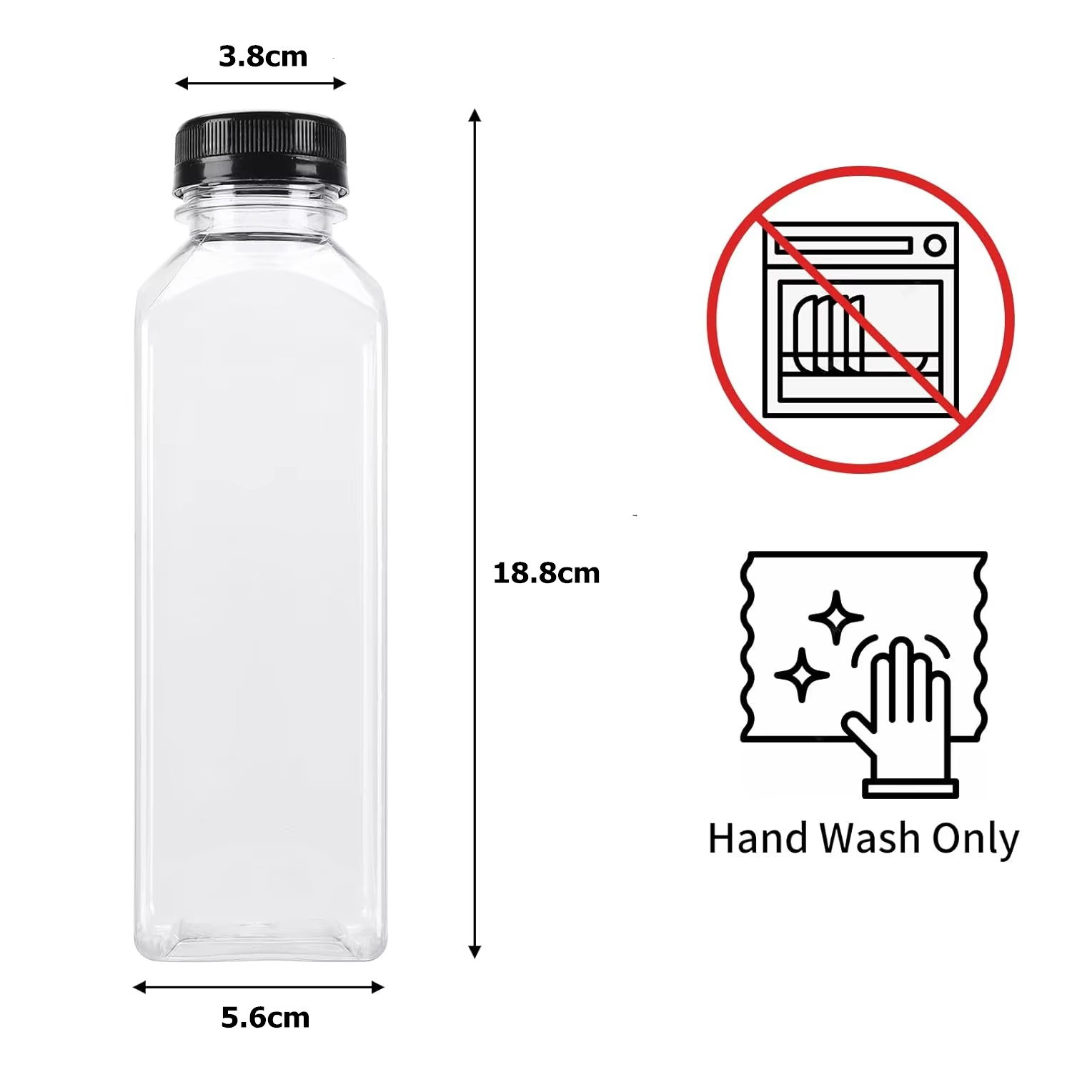 500ML Juice Bottles with Caps  – обзор и цена Water Bottle Blank