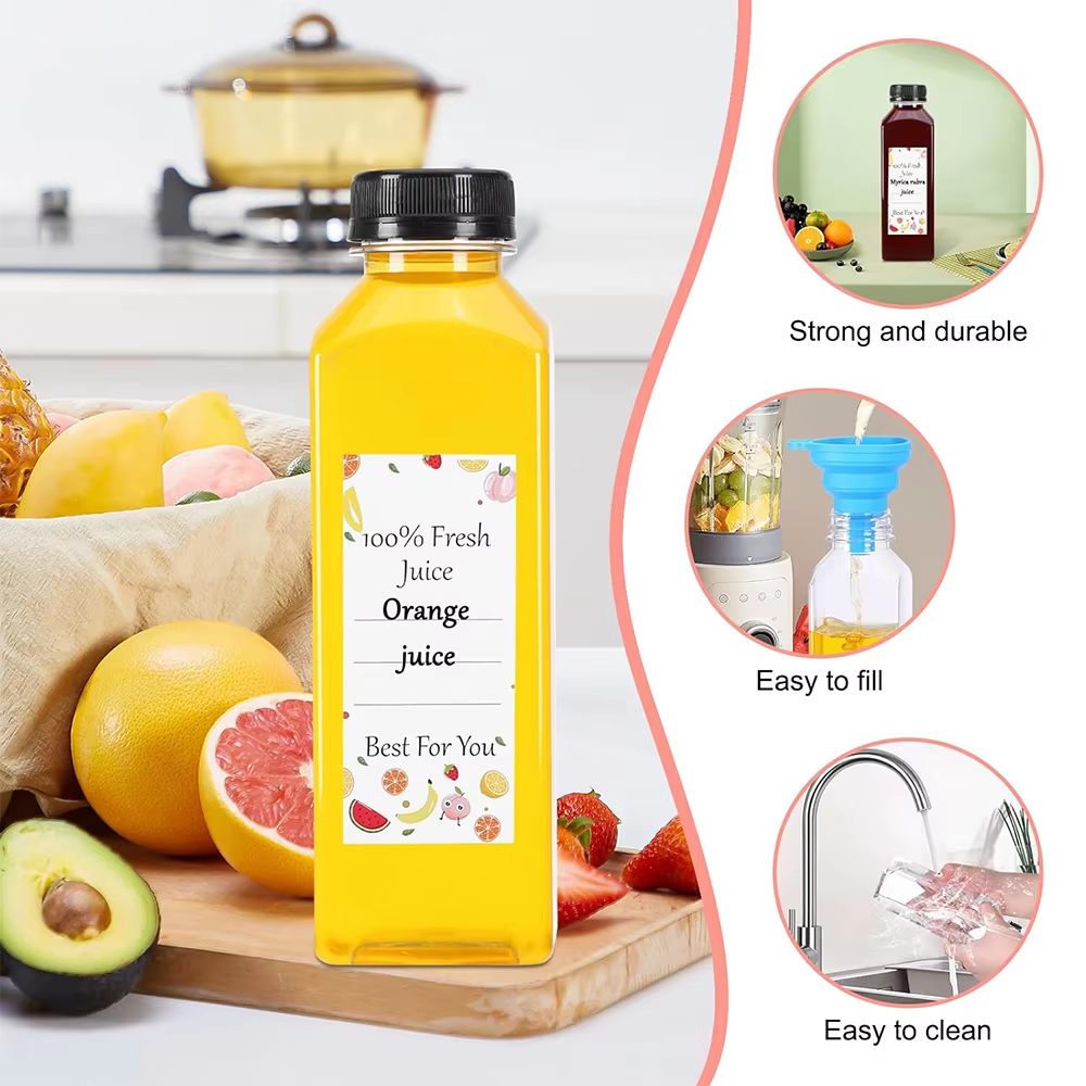 500ML Juice Bottles with Caps  – обзор и цена Water Bottle Blank