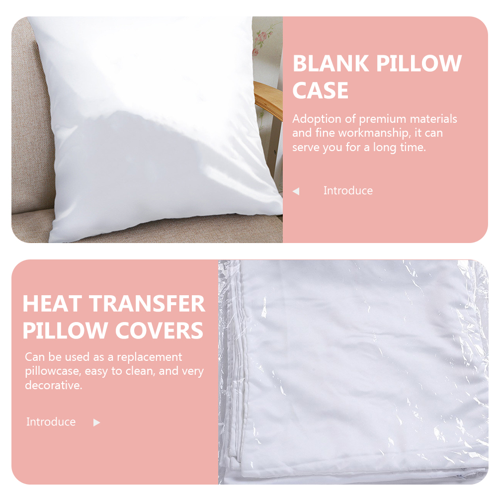 4Pcs White Sublimation Pillow  – обзор и цена Pillow Cover Sublimation