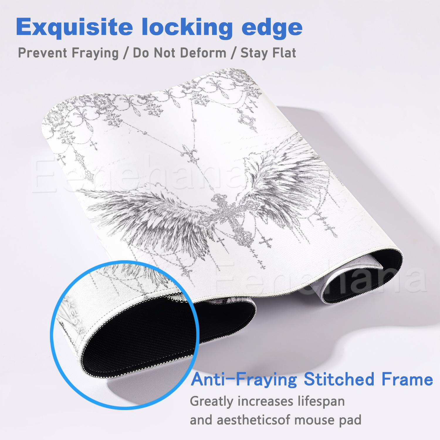 Black White Angel Mouse Pad La – обзор и цена Mouse Pad Blank Sublimation