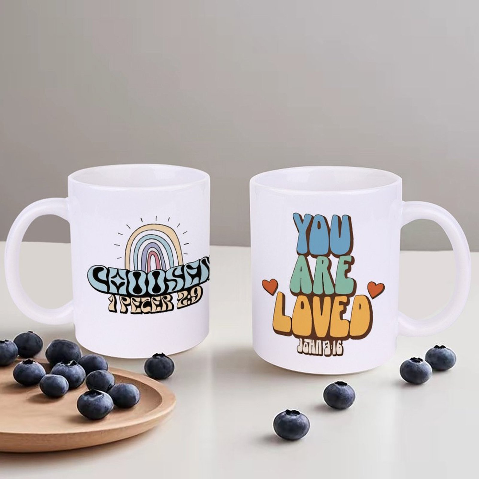 A Rainbow And A Rainbow With T – обзор и цена Sublimation Mug White
