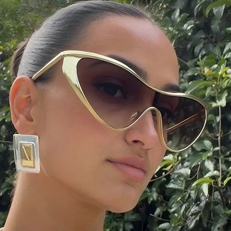 Rimless Y2K Style Sunglasses R – обзор и цена Metal Photo Panel