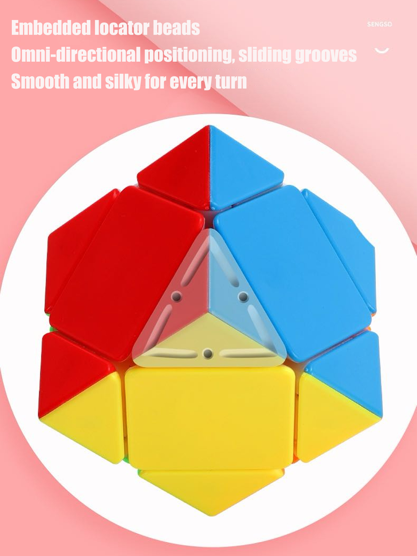 SENGSO Skewb Speed Cube Sticke – обзор и цена Puzzle Blank White