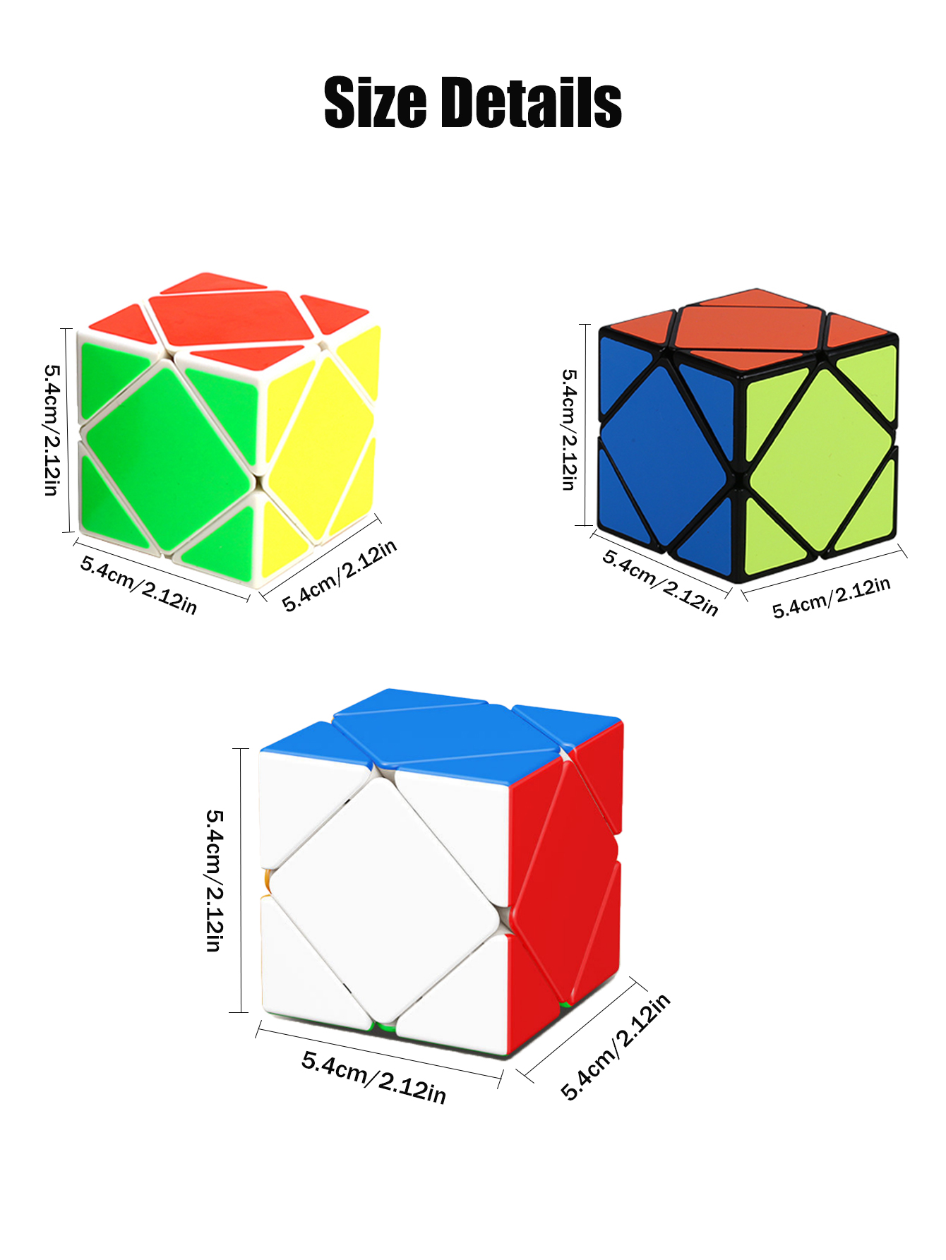 SENGSO Skewb Speed Cube Sticke – обзор и цена Puzzle Blank White