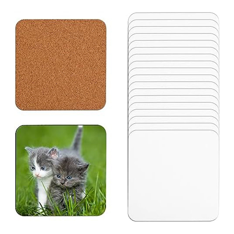 ABGE-40 PCS Sublimation Coaste – обзор и цена Coaster Sublimation Blank
