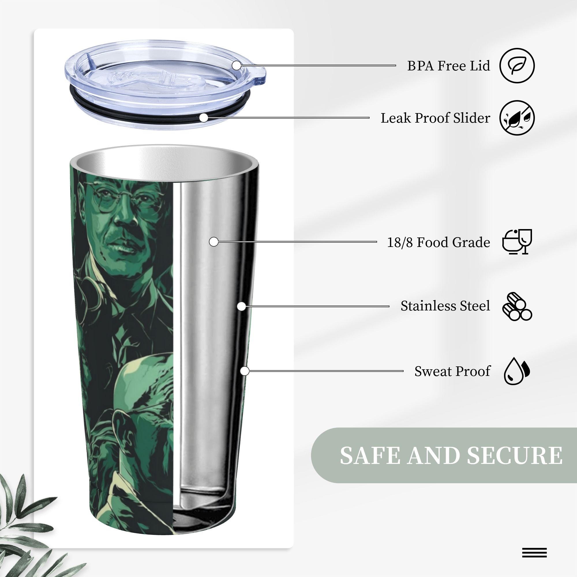 Breaking Bad Walter White Insu – обзор и цена Tumbler 20Oz White