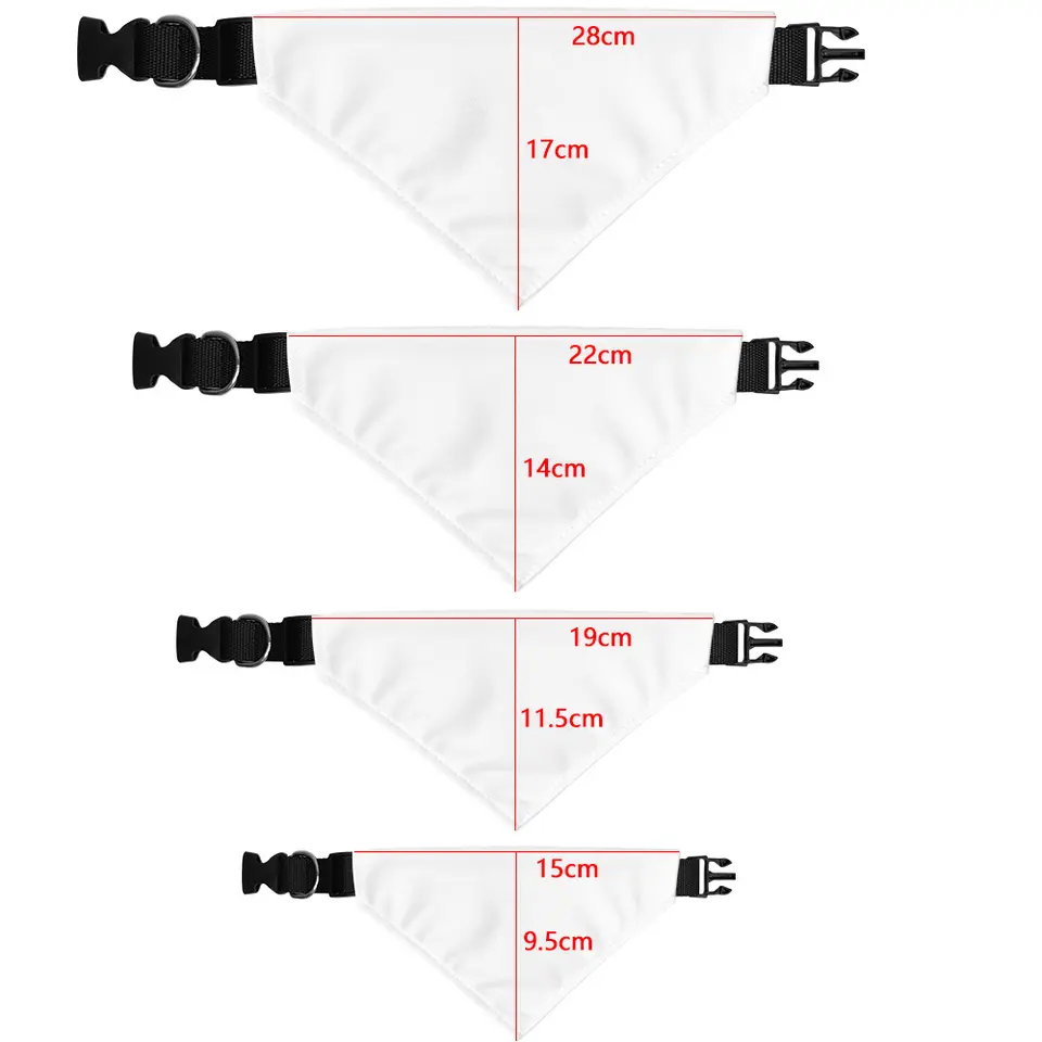 Sublimation White Blank Dog Pe – обзор и цена Bandana Blank White