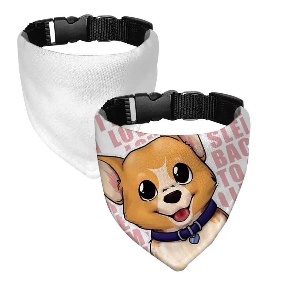 Sublimation White Blank Dog Pe – обзор и цена Bandana Blank White
