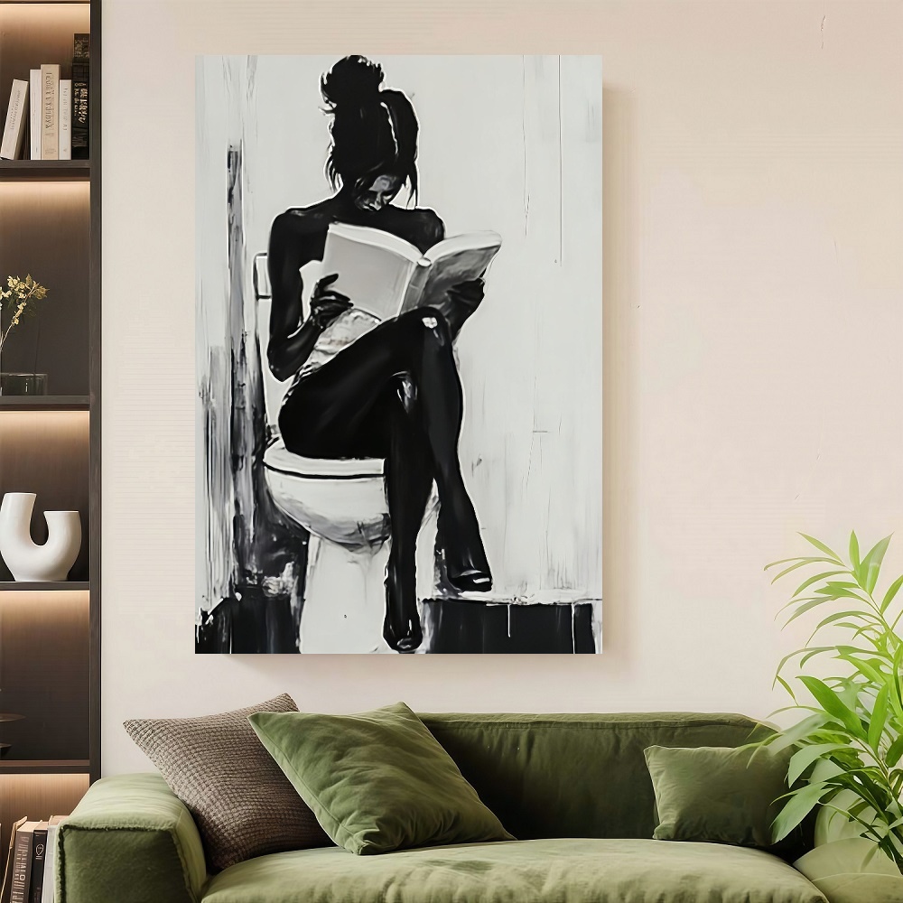 Framed 1pc Modern Abstract Wom – обзор и цена Canvas Wrap Ready