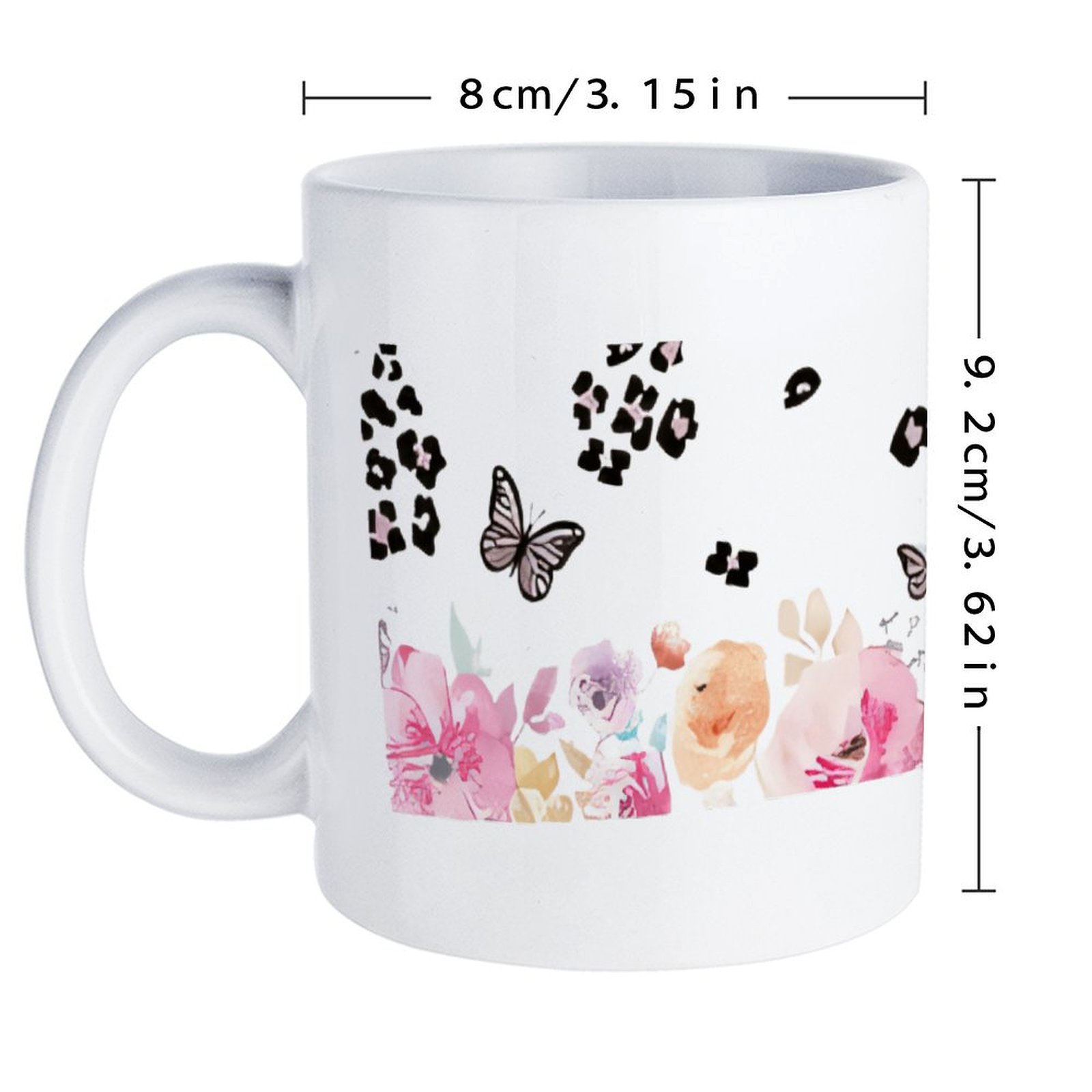A Watercolor Painting Of Flowe – обзор и цена Sublimation Mug White