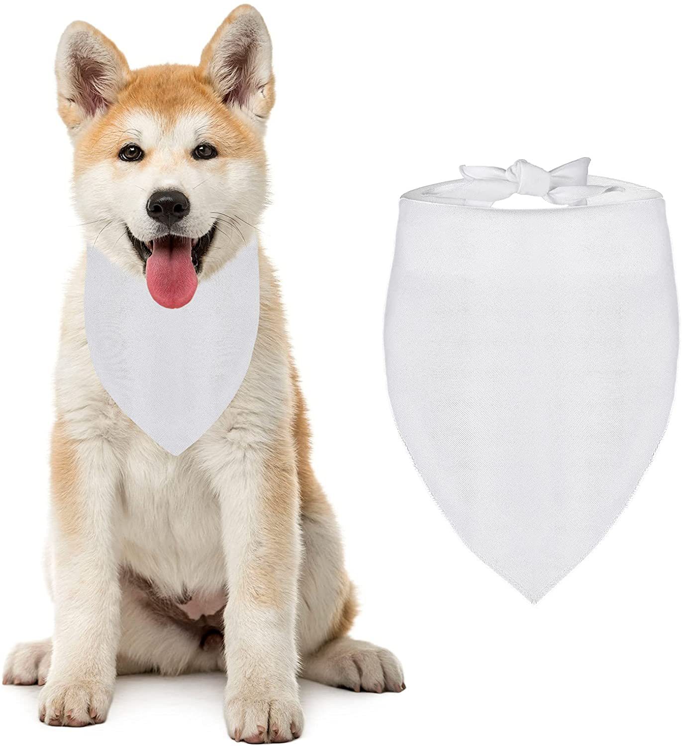 100 Pieces Sublimation Blank D – обзор и цена Bandana Blank White