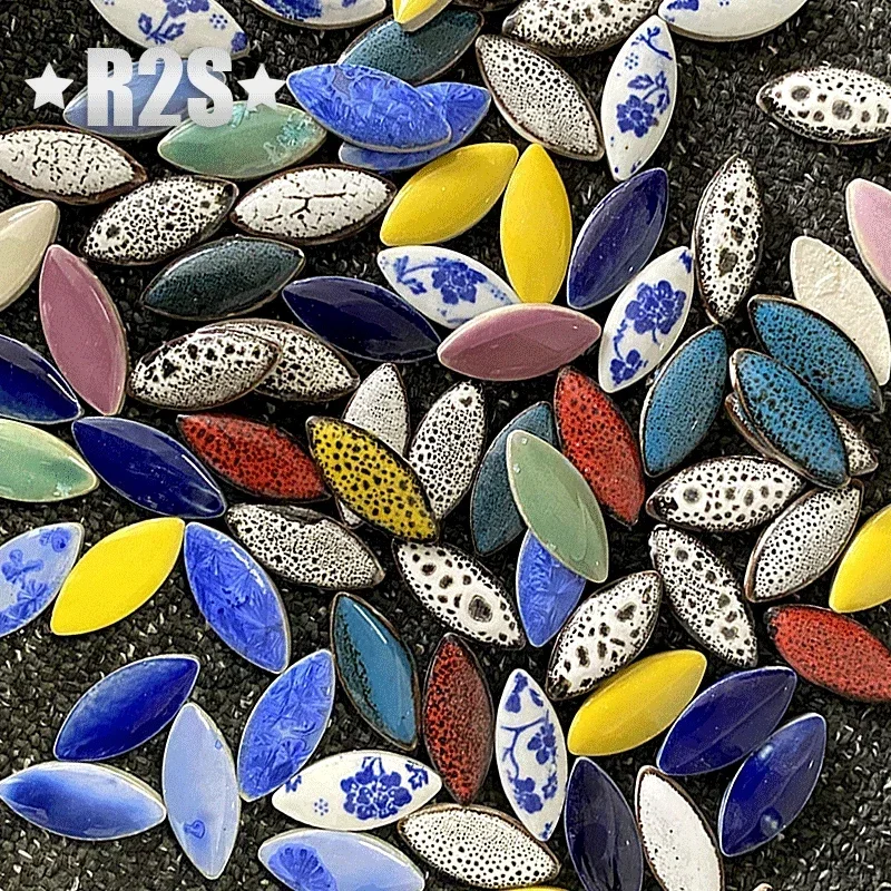 100g Mix color Irregular Ceram – обзор и цена Ceramic Tile Blank