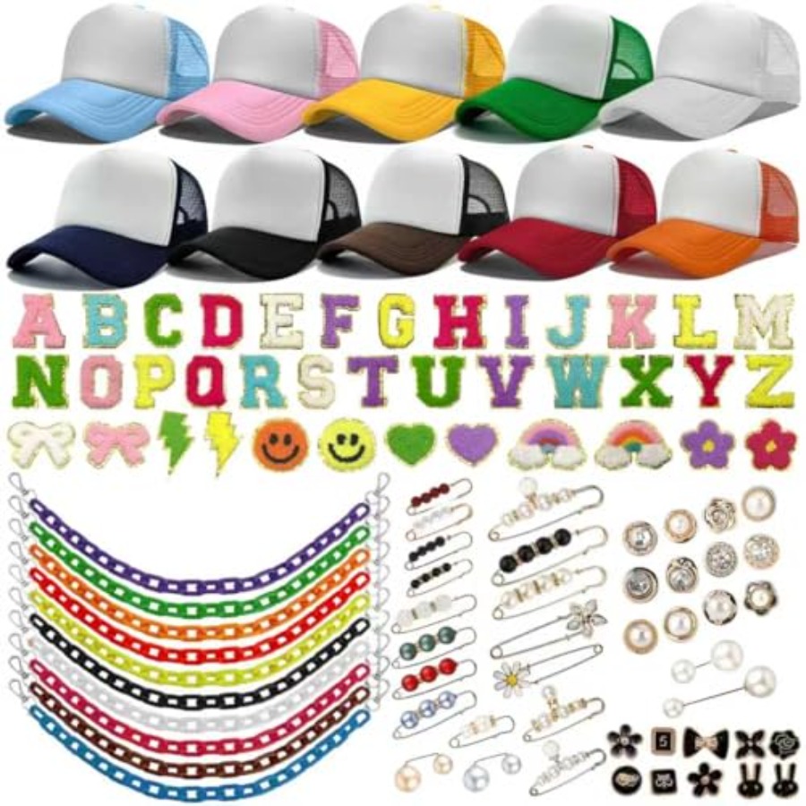 10 Pack Blank Trucker Hats DIY – обзор и цена Hat Sublimation Blank