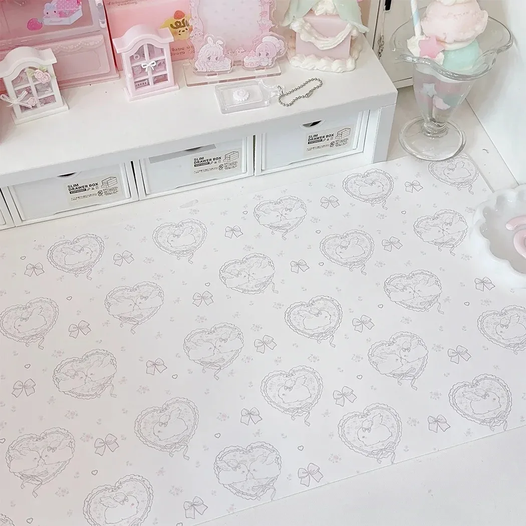 Kawaii Pink Rabbit Girl Heart  – обзор и цена Mouse Pad Blank Sublimation