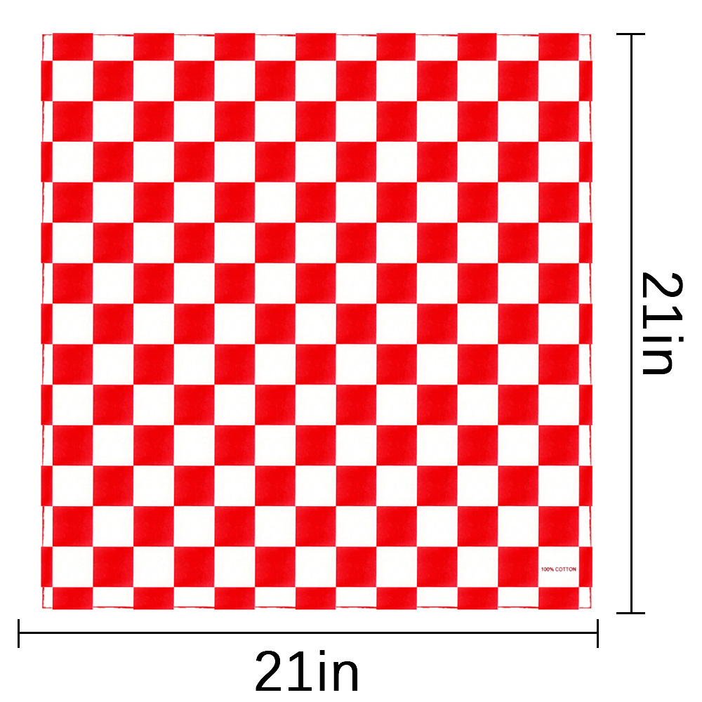 Bandana Checkered Flag Auto Ra – обзор и цена Bandana Blank White