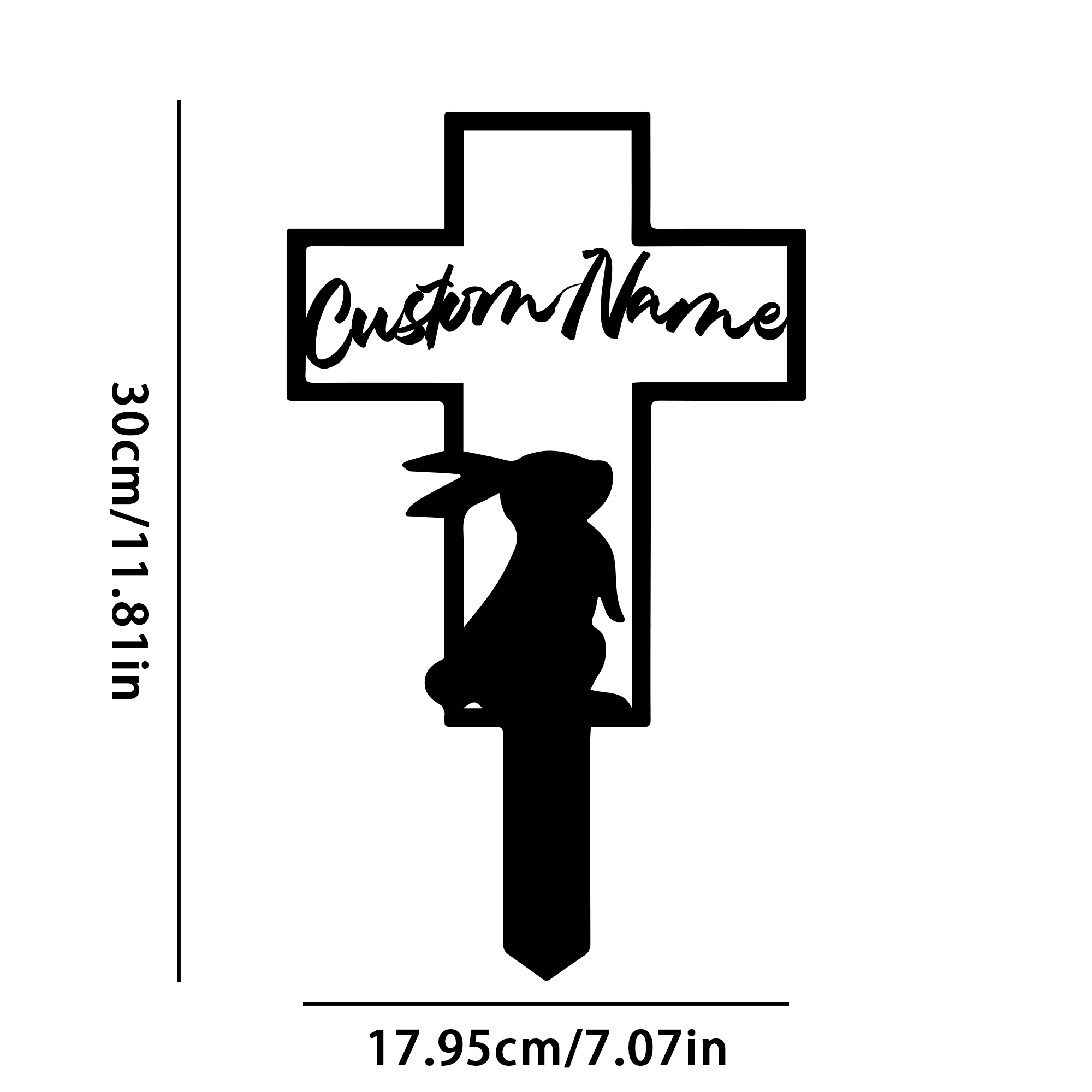 Art Deco Personalized Bunny Me – обзор и цена Yard Sign Blank
