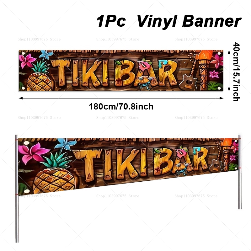 Tiki Bar Banner Tropical Hawai – обзор и цена Yard Sign Blank