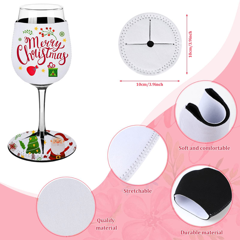 5/10Pcs Sublimation Wine Bottl – обзор и цена Coaster Sublimation Blank