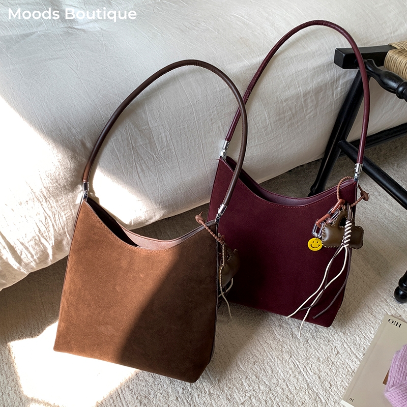 MOODS 2025 Autumn New PU Suede – обзор и цена Tote Bag Sublimation