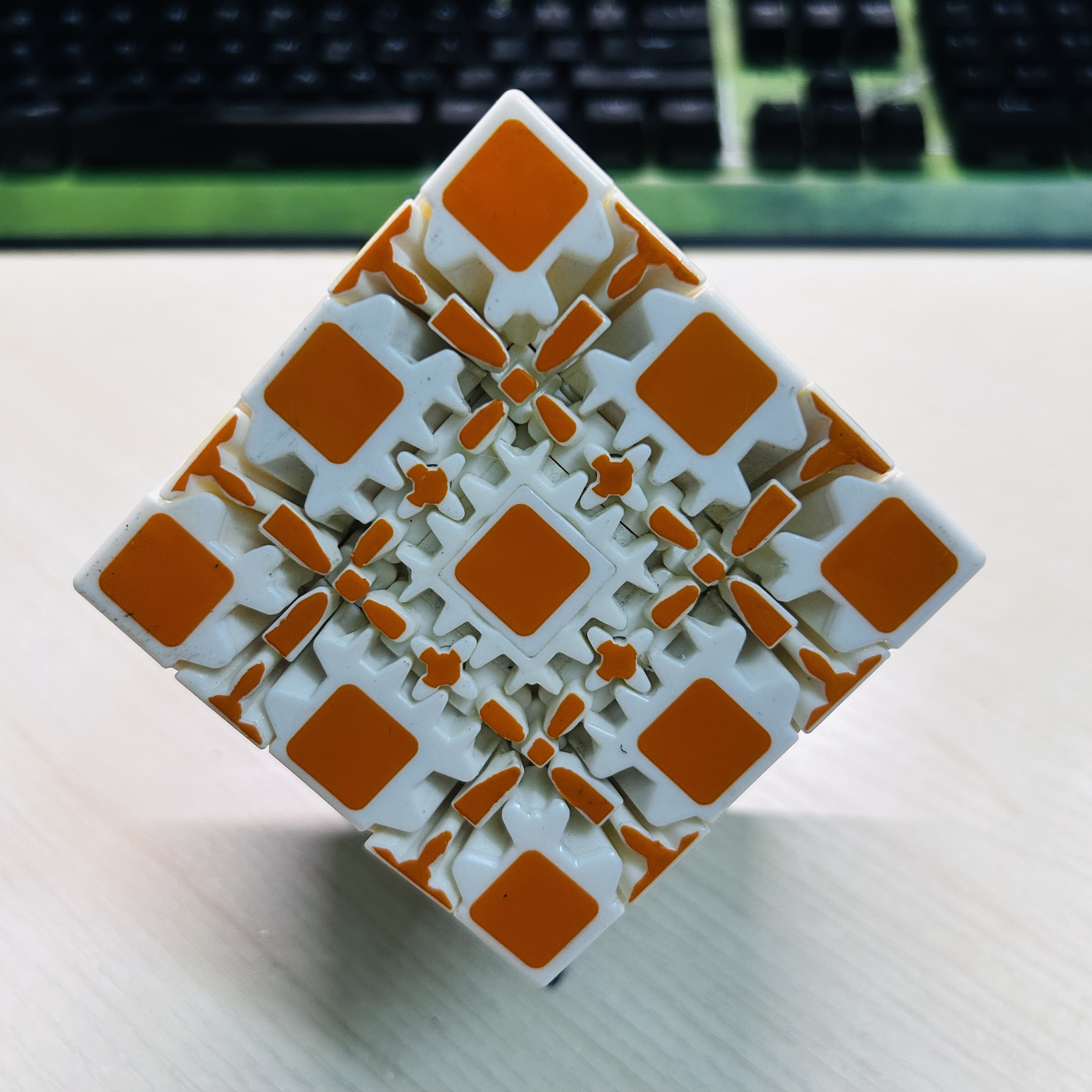 Collection Cube 5x5 Gear Cube  – обзор и цена Puzzle Blank White