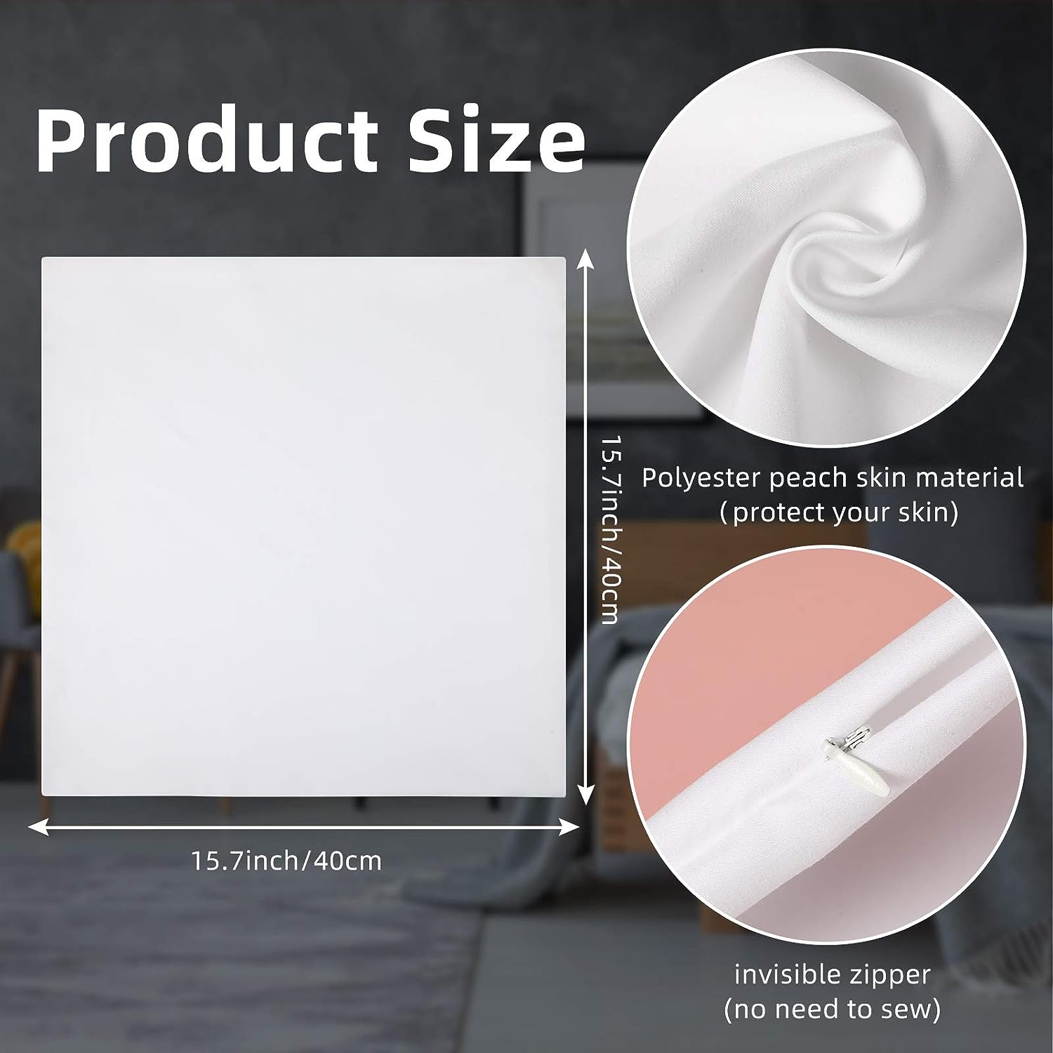 4Pcs Sublimation Blanks Throw  – обзор и цена Pillow Cover Sublimation