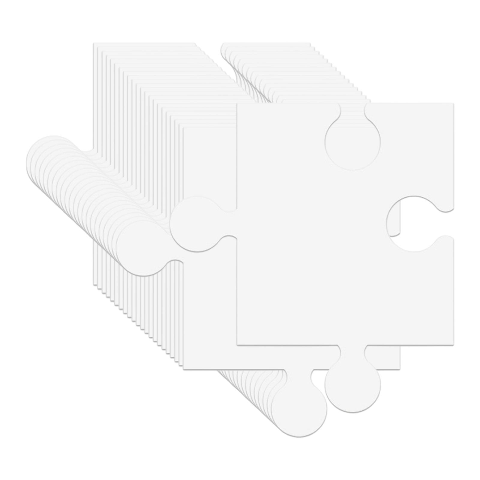 24Pcs White Cardboard Blank Ji – обзор и цена Puzzle Blank White