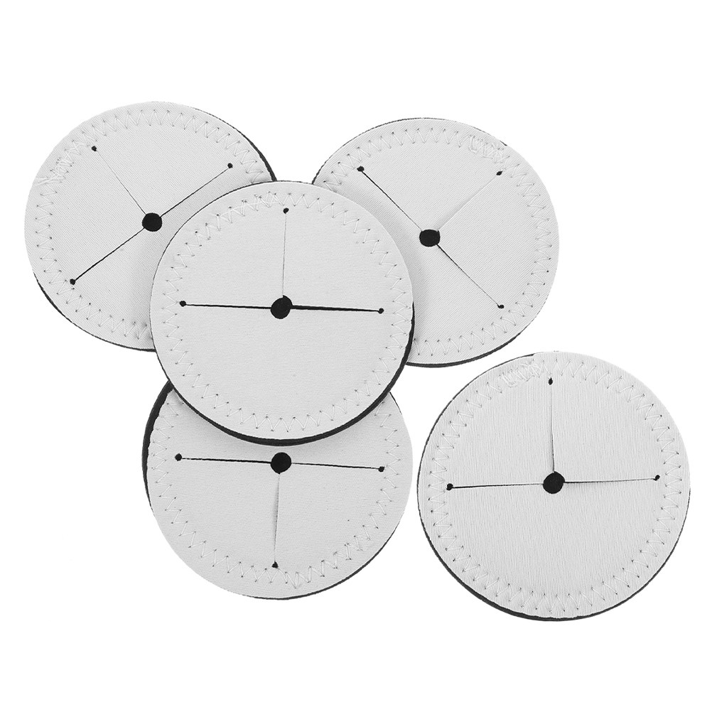 5Pcs White Round Blank Wine Gl – обзор и цена Coaster Sublimation Blank