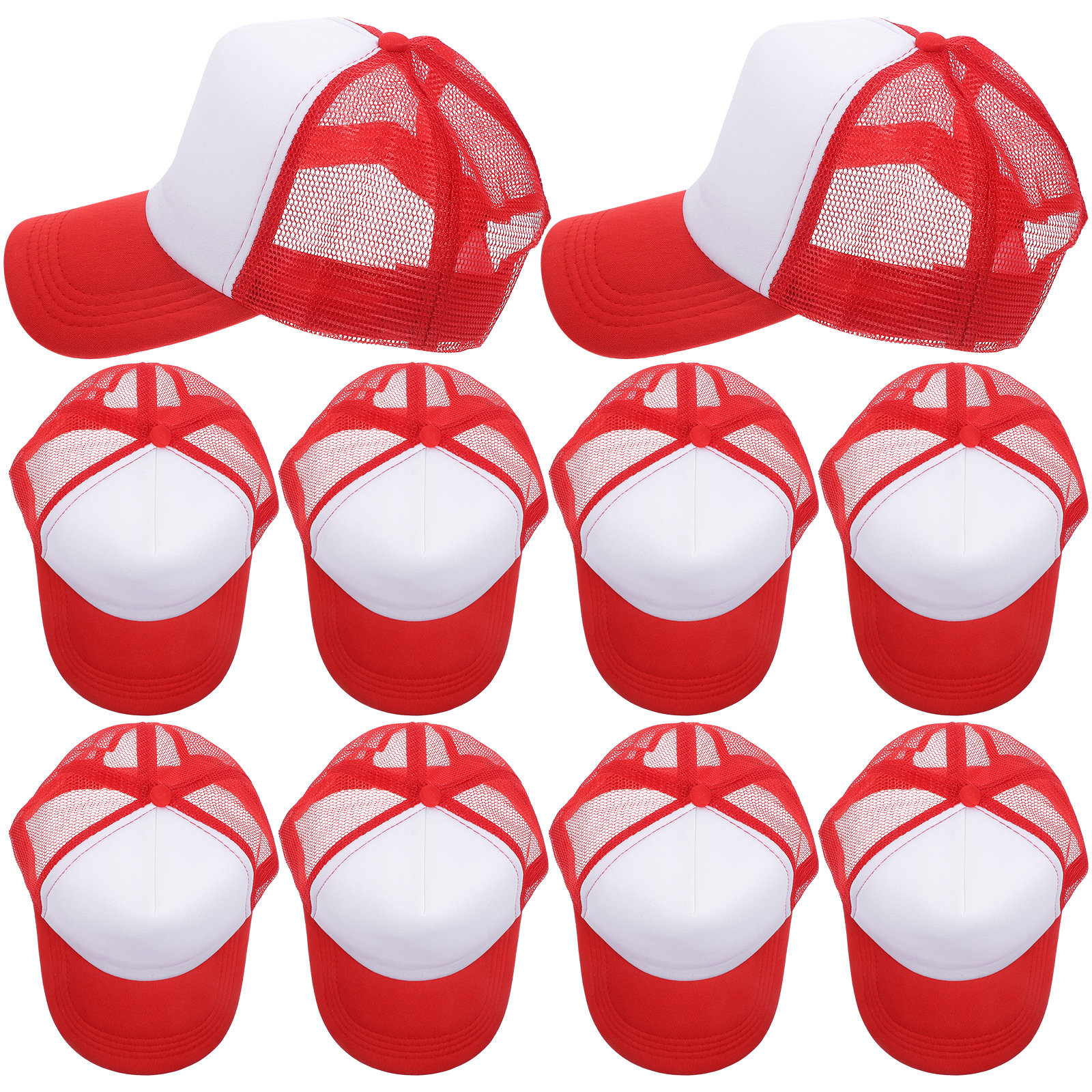 10Pcs DIY Blank Mesh Baseball  – обзор и цена Hat Sublimation Blank